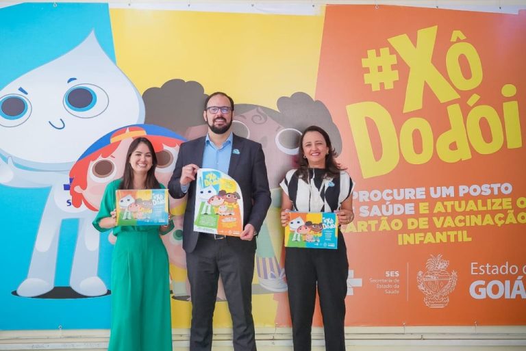 GOVERNO DE GOIÁS APRESENTA CAMPANHA PUBLICITÁRIA “XÔ DODÓI” DE INCENTIVO À VACINAÇÃO DE CRIANÇAS E ADOLESCENTES