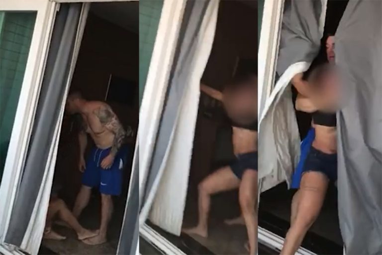 POLICIAL PENAL QUE MORA EM CATALÃO É PRESO PELA PM DO RIO DE JANEIRO AO SER FILMADO BATENDO NA ESPOSA