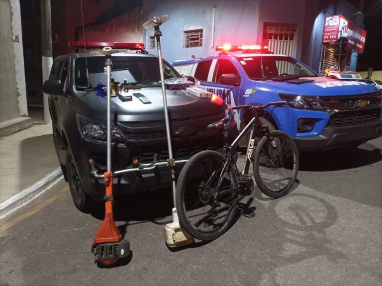 PM PRENDE HOMEM SUSPEITO DE FURTAR COMÉRCIOS EM CATALÃO; OUTRAS SEIS PESSOAS FORAM PRESAS POR SUSPEITA DE RECEPTAÇÃO