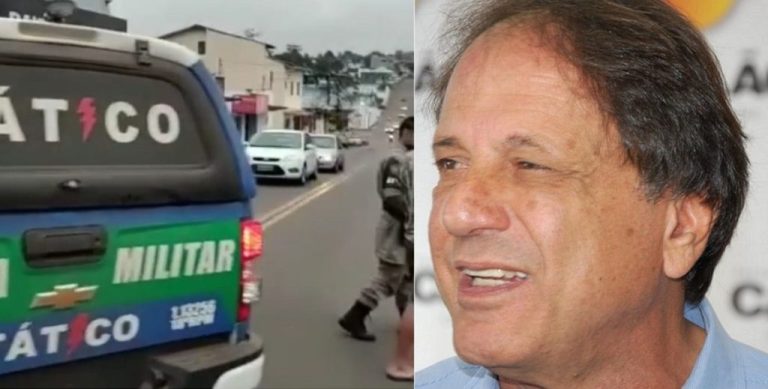 HOMEM É CONDUZIDO A DELEGACIA DE POLÍCIA APÓS FAZER XINGAMENTOS E AMEAÇAS AO PREFEITO DE CATALÃO