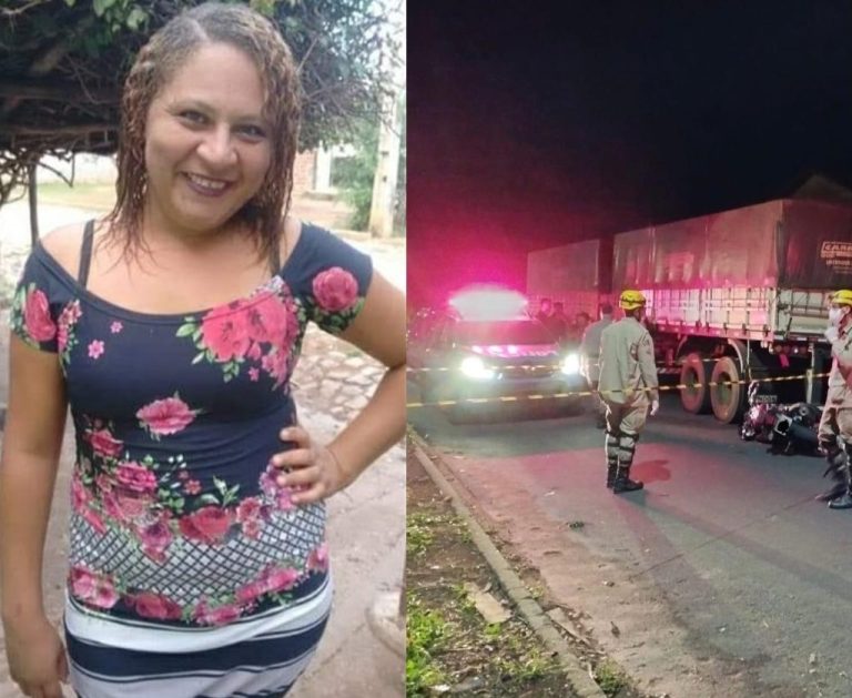 MULHER DE 33 ANOS DE IDADE MORRE APÓS BATER EM CARRETA ESTACIONADA EM RUA DE CATALÃO