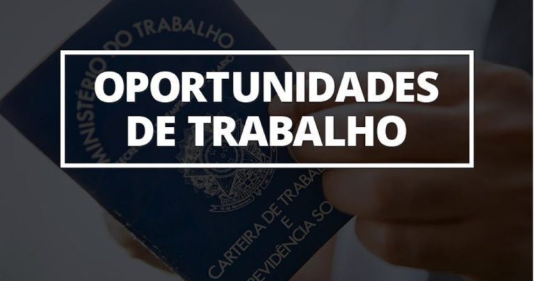 SECRETARIA DO TRABALHO E RENDA DE CATALÃO OFERTA 61 VAGAS DE EMPREGO NESTA QUARTA-FEIRA (19/10)