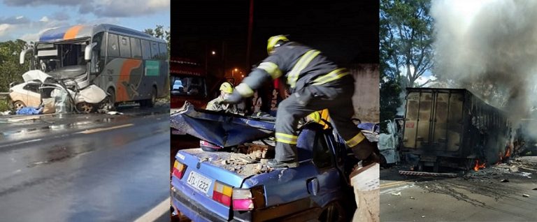 ACIDENTES DE TRÂNSITO MARCAM TRAGICAMENTE O FINAL DE SEMANA EM GOIÁS