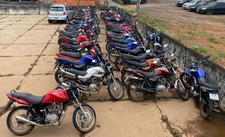 MAIS DE 110 MOTOCICLETAS INRREGULARES JÁ FORAM APREENDIDAS PELA PM DE CATALÃO EM 11 DIAS