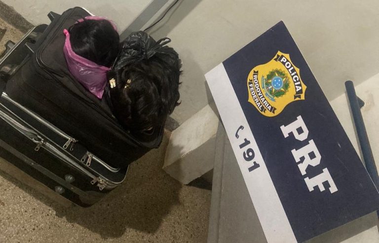 PRF APREENDE 70 KG DE CABELO HUMANO NA BR-364, EM JATAÍ