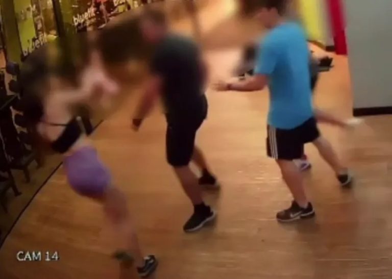 VIOLÊNCIA CONTRA MULHER: POLICIAL MILITAR É FILMADO DANDO SOCO EM UMA JOVEM DE 18 ANOS E ACADEMIA DE GOIÂNIA