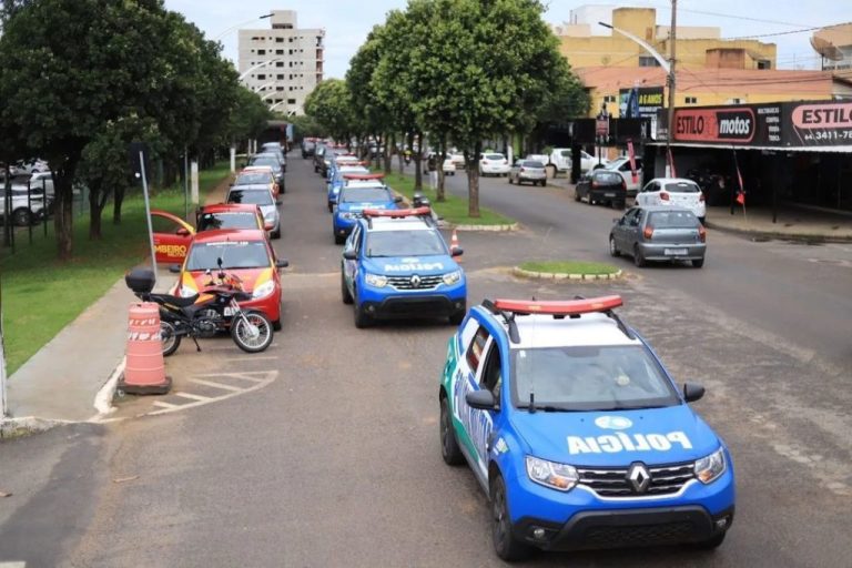 DE MÃOS DADAS: FORÇAS DE SEGURANÇA MOBILIZAM CERCA DE 400 HOMENS EM OPERAÇÃO CONTRA A CRIMINALIDADE EM CATALÃO