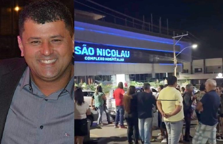 VIRGÍLIA DE ORAÇÃO É REALIZADA EM FRENTE AO HOSPITAL SÃO NICOLAU ONDE ESTÁ INTERNADO ELTON RIBEIRO, EMPRESÁRIO DE CATALÃO VÍTIMA DE TENTATIVA DE HOMICÍDIO
