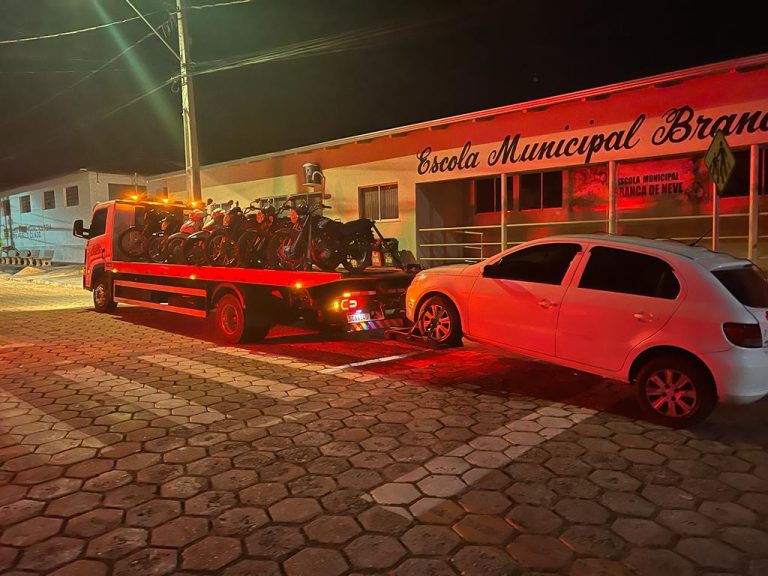 COMBATE AO CRIME DE TRÂNSITO: POLÍCIA APREENDE VEÍCULOS EM NOVA AURORA DURANTE A SEMANA SANTA