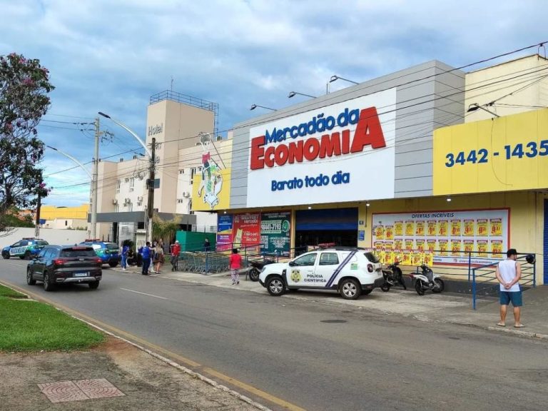 SUPERMERCADO EM CATALÃO É ALVO DE FURTO DURANTE A MADRUGADA