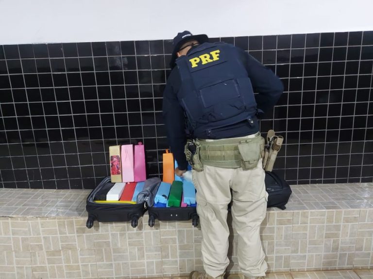 MAIS UMA APREENSÃO DE DROGAS NA BR-050: PRF PRENDE PASSAGEIRO COM 30 KG DE MACONHA