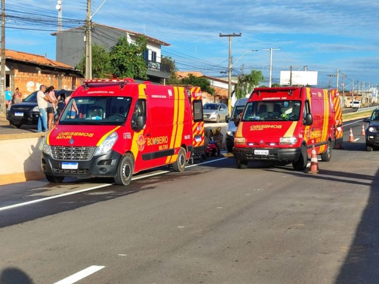DOIS ACIDENTES ENVOLVENDO MOTOCICLETAS DEIXAM FERIDOS EM CATALÃO