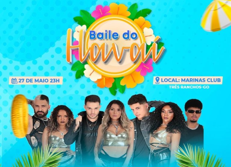 FESTA DO ROSÁRIO DE TRÊS RANCHOS PROMOVE BAILE DO HAWAII COM BANDA NOVA YORK COMO ATRAÇÃO PRINCIPAL