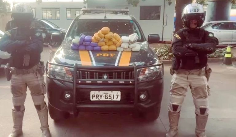 MOTORISTA DE APLICATIVO E PASSAGEIROS SÃO PRESOS COM 24 KG DE PASTA BASE DE COCAÍNA EM GOIÂNIA