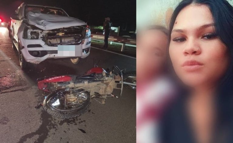 FATALIDADE NA GO-330: COLISÃO ENTRE MOTO E CAMINHONETE MATA PASSAGEIRA DE 18 ANOS DE IDADE, EM CATALÃO