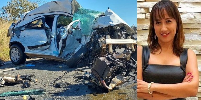 MULHER DE 40 ANOS MORRE EM COLISÃO ENTRE CAMINHONETE E CARRO DE PASSEIO NA G330, ENTRE CATALÃO E IPAMERI