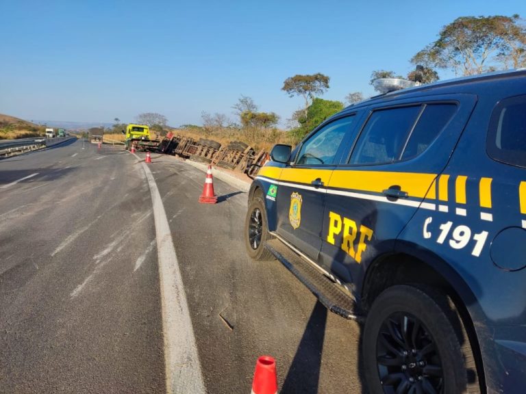 OCORRÊNCIAS RECENTES NA BR-050: VEJA QUAIS FORAM AS INTERVENÇÕES DA PRF DE CATALÃO