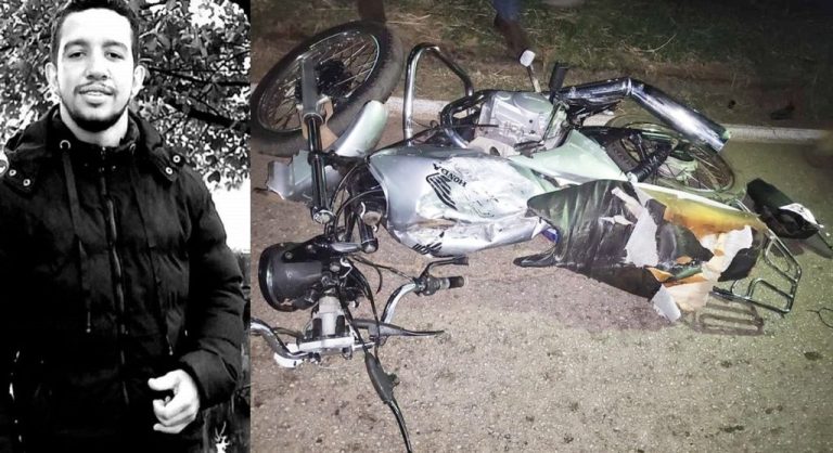 ACIDENTE FATAL: MOTORISTA FOGE APÓS COLIDIR NA TRASEIRA DE MOTO E MATAR EMPRESÁRIO DE 24 ANOS