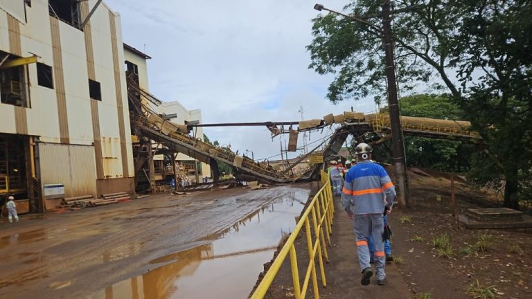 Desabamento e princípio de incêndio na mineradora CMOC em Catalão levantam questionamentos sobre a segurança dos trabalhadores