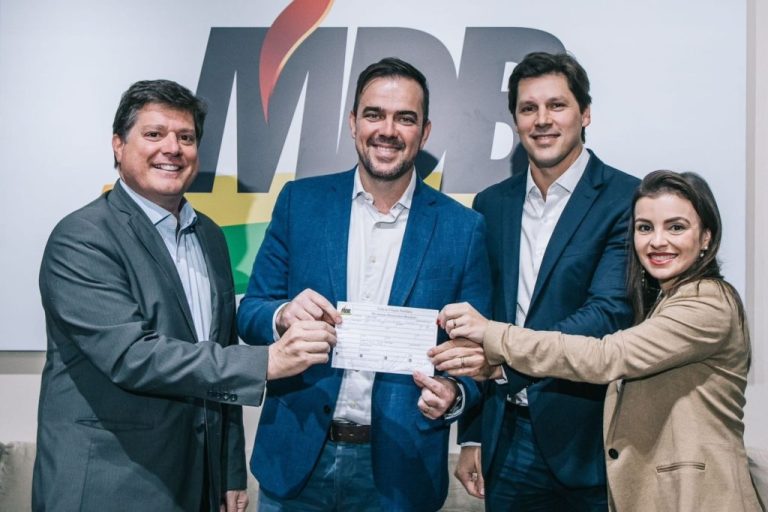 Em um novo capítulo político, Gustavo Mendanha se filia e reinicia sua jornada no MDB