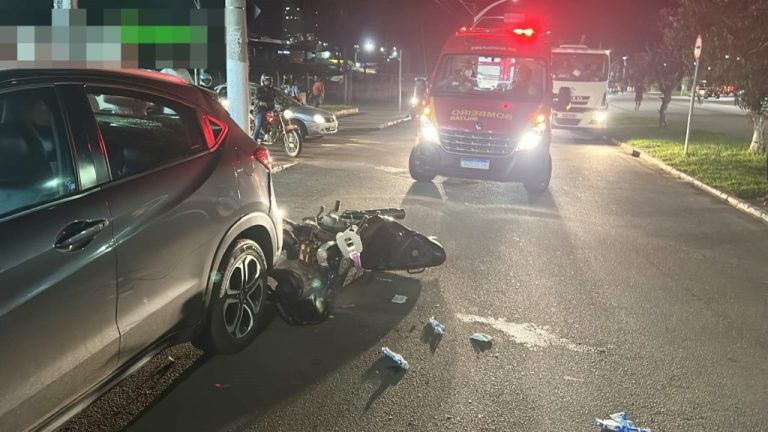 Catalão registra três acidentes de moto em menos de 24 horas