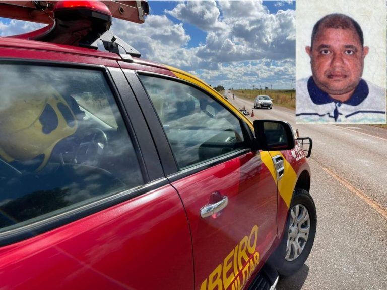 Motociclista de 48 anos morre ao bater na traseira de um carro na GO-210 entre Catalão e Goiandira