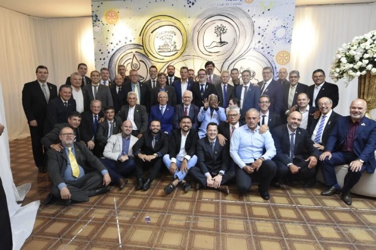 Uma noite de celebração pelos 80 anos de fundação do Rotary Club Catalão