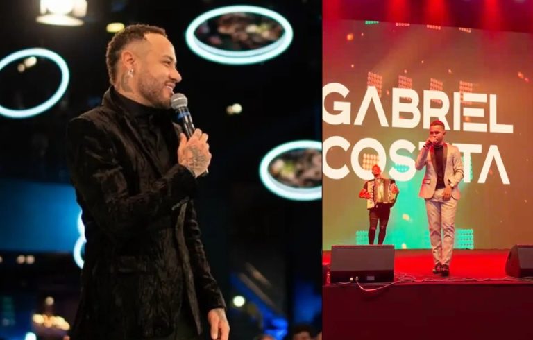 Catalano, cantor Gabriel Costta foi destaque em leilão beneficente organizado por Neymar Jr