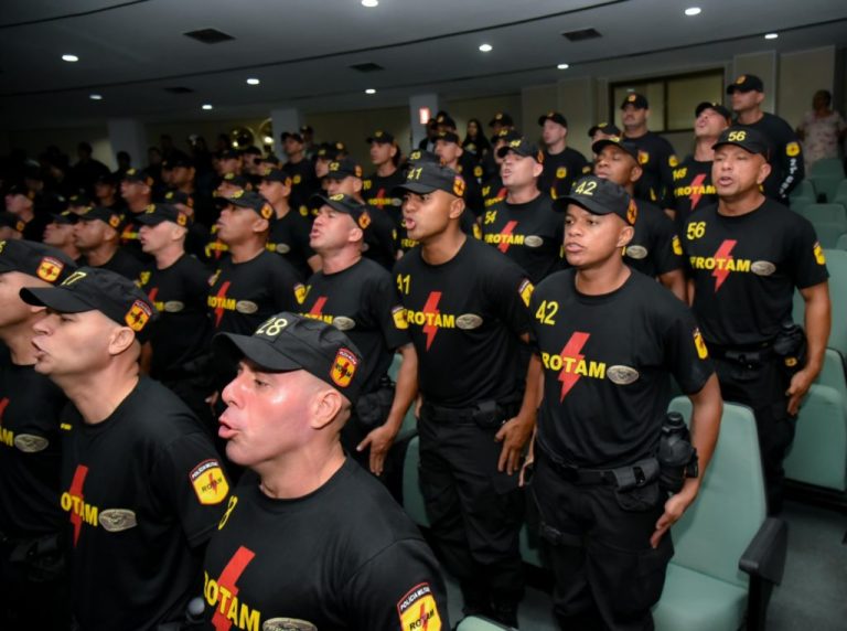 Em Goiânia, mais 60 policiais participam de curso de formação para integrarem batalhão da Rotam