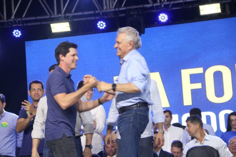 “Convergência política conquistada por Caiado em Goiás o credencia a pacificar o país”, disse Daniel Vilela em encontro nacional do União Brasil