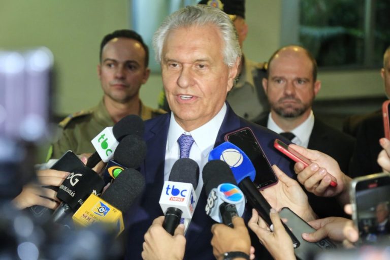 Caiado celebra redução histórica da criminalidade na grande Goiânia, capital de Goiás