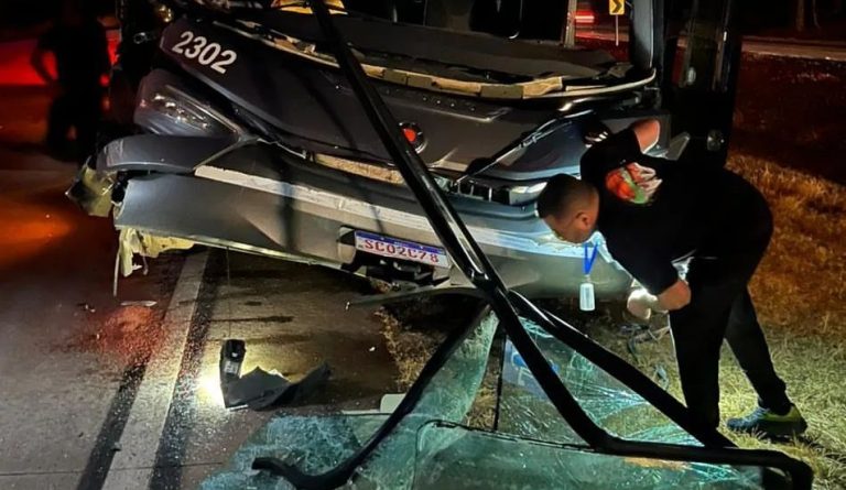 Ônibus da dupla Diego e Arnaldo se envolveu em acidente próximo a Cuiabá, no Mato Grosso