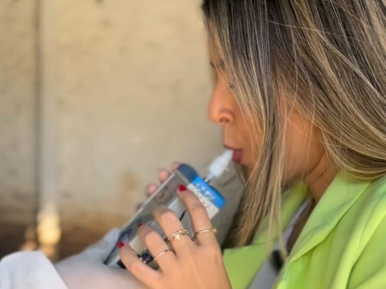 Teste de bafômetro realizado pelo Detran Goiás detectou álcool em pão de forma