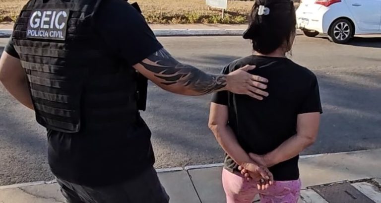 Polícia Civil de Catalão prende mulher suspeita de tentar assassinar marido em Goiânia