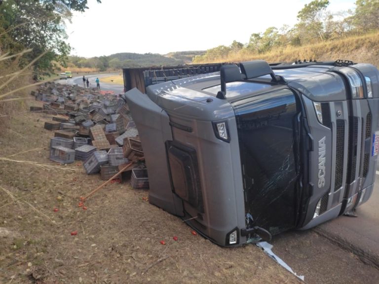 PRF de Catalão registrou quatro acidentes na BR-050 durante o último final de semana