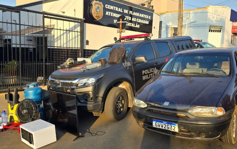 Ação policial resulta em prisão e recuperação de objetos furtados em Catalão