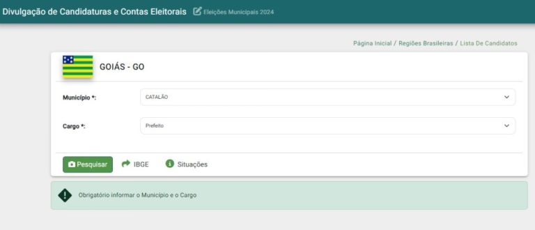 Eleições 2024: Catalão conta com quatro candidatos oficialmente registrados na disputa pela prefeitura