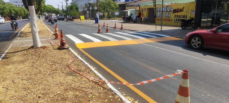 SMTC realiza sinalização próxima ao SENAI, UFCAT e da subestação rodoviária do bairro São João, em Catalão
