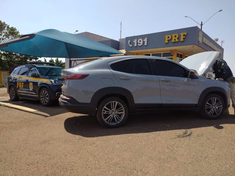 Veículo roubado em São Paulo é recuperado pela PRF na BR-050 em Catalão