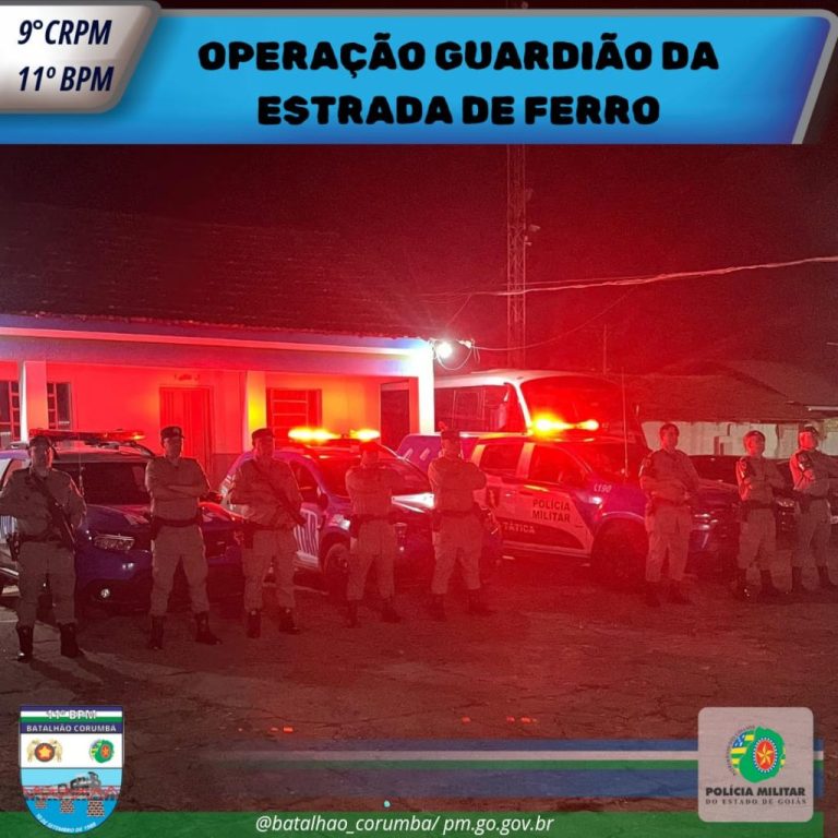 PMGO dá início a Operação Guardião da Estrada de Ferro, em Pires do Rio