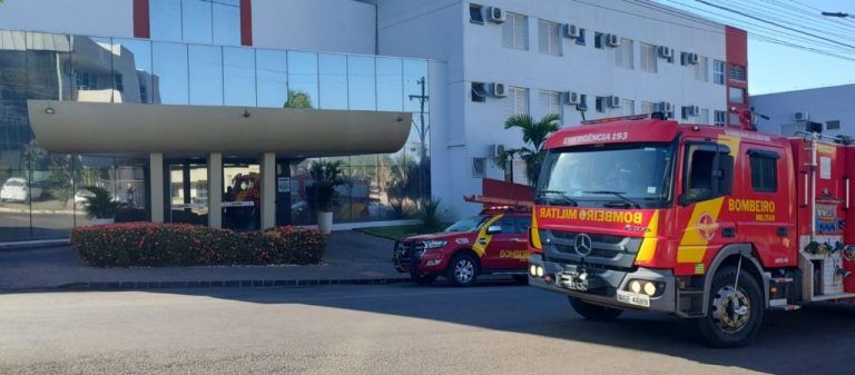 10º BBM atende ocorrência de incêndio urbano sem vítimas, em hotel de Catalão (GO)