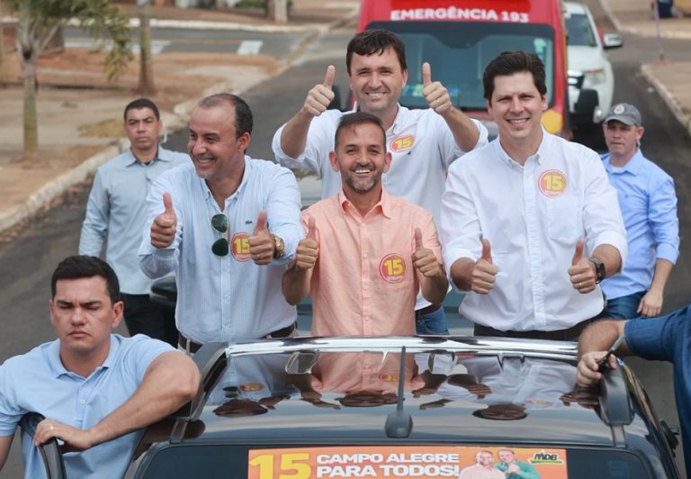 Na maratona de visitas, Daniel Vilela apoia candidatos do MDB em Cristalina, Campo Alegre, Nova Aurora e Urutaí