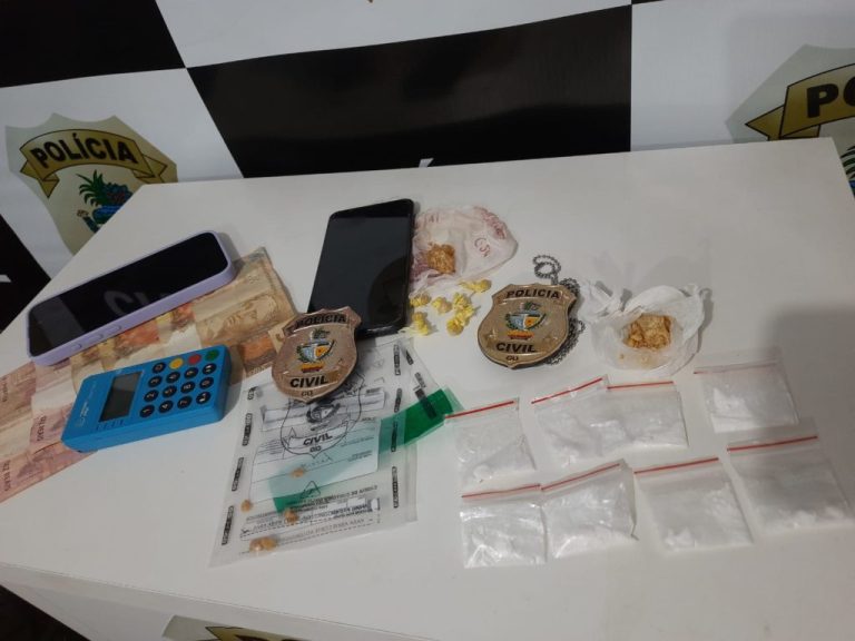 Polícia Civil prende duas mulheres em flagrante por tráfico de drogas, em Campo Alegre de Goiás