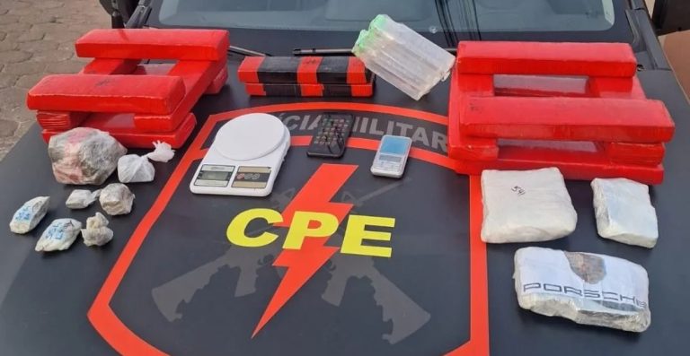 Homem é preso por Tráfico de Drogas, no centro de Ipameri