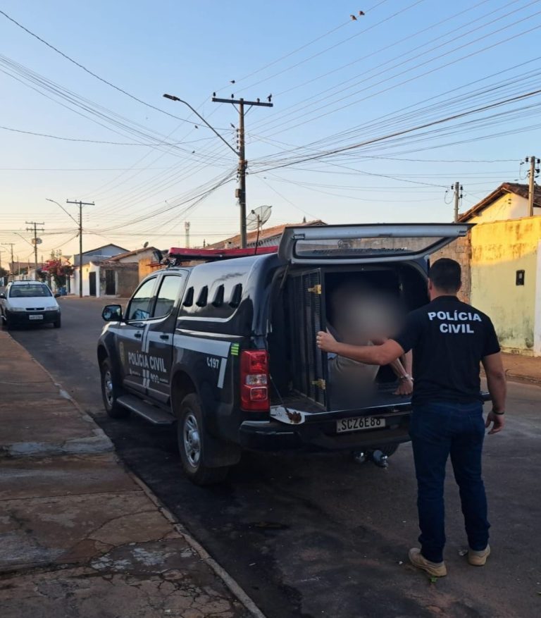 Jovem é preso pela Polícia Civil de Catalão, suspeito de violência doméstica contra companheira gestante