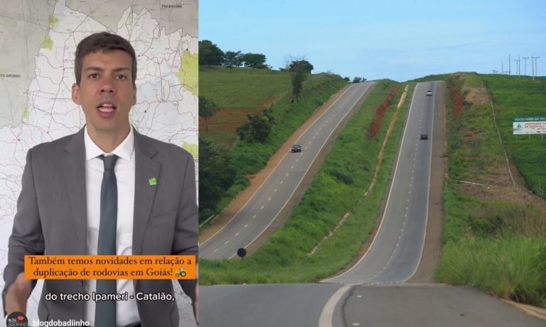 Pedro Sales anuncia início da duplicação entre Catalão e Ipameri e parabeniza deputado Jamil Calife pelo empenho