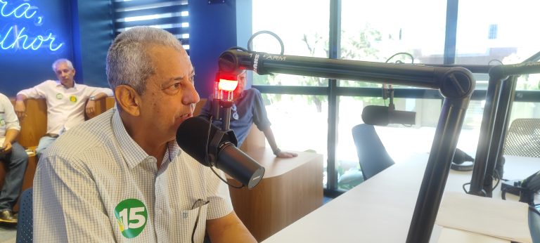Na entrevista da Rádio Cultura, Velomar Rios destaca experiência e planos para o futuro de Catalão