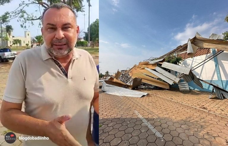 Haroldinho Calaça detalha destruição causada por temporal em Três Ranchos e mobilização da cidade para reconstrução