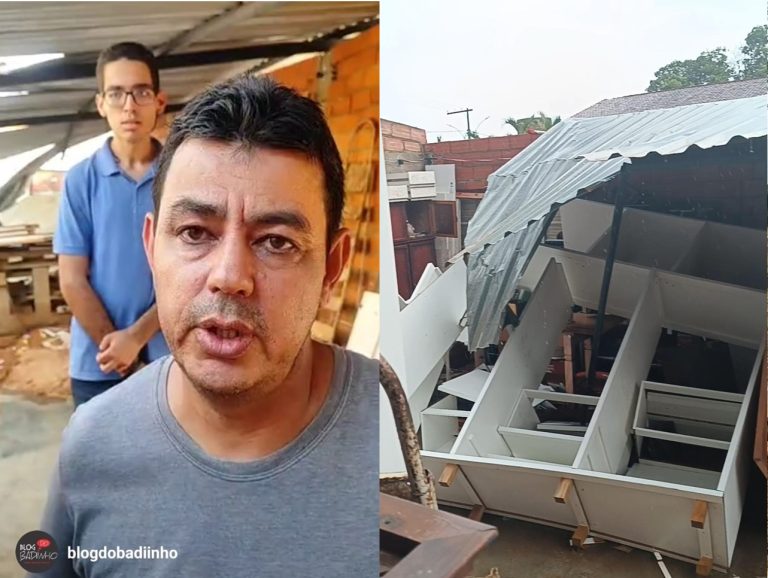 Grupo Semear mobiliza campanha para ajudar marceneiro atingido por tempestade em Três Ranchos