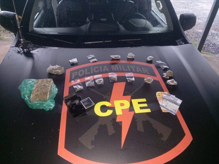 CPE realiza operação de combate ao tráfico de drogas, no centro de Catalão: dois indivíduos são presos